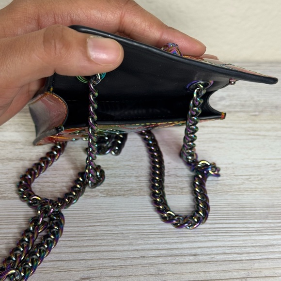 Kurt Geiger Multicolor Glitter Mini Bag - Picture 3 of 3